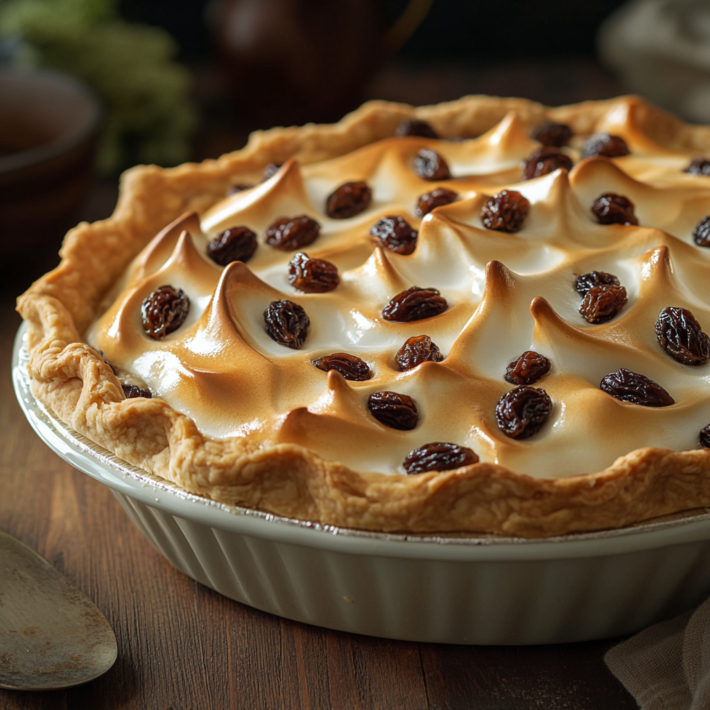 Sour Cream Raisin Pie